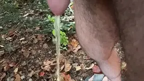 Slow Motion Piss Outside