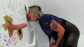 curvy cum slut tallulah thorn in nasty blowbang action with older perverted men in the gloryhole