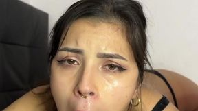 Neighbor's 18-year-old Latina daughter cheats on hubby with big cock