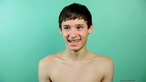 Cute Twink Damien Telrue Gives Interview