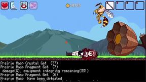 Cute brunette game character gets fucked by various enemies