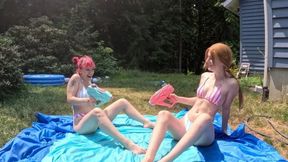 Destinationkat Sunbathes Outdoors and Has Fun