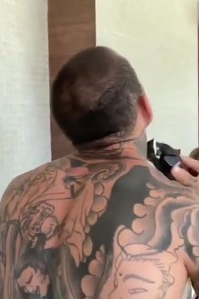 Shaving His Dick and Taking a Shower Shaving
