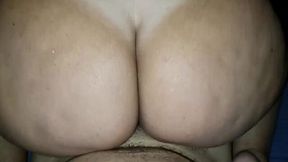 Big Ass Wife Bouncing on Hard Dick