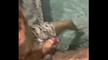 Sexy Granny Momma Vee Strokes Her Step Cousins Cock in the Hot Tub!