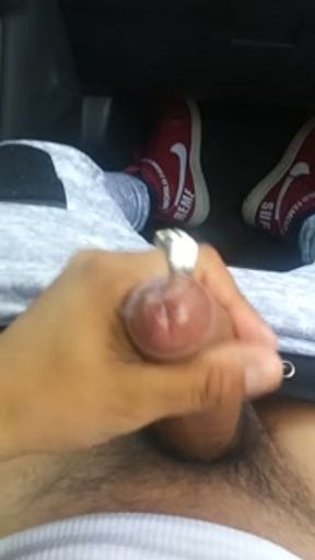 Masturbating in public