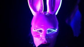 Bunny Mask Domme - Slow Glove Tease & Full Body Presence
