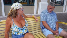 horny gilf takes a stranger off the street to fuck