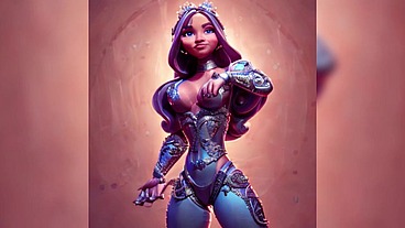 Thick curvy etherial princesses showing their sexy bodies for the backalley