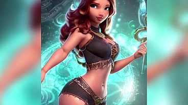 Thick curvy etherial princesses showing their sexy bodies for the backalley