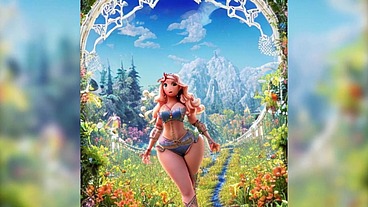 Thick curvy etherial princesses showing their sexy bodies for the backalley