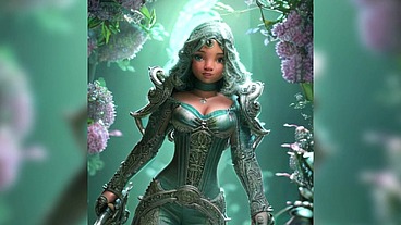 Thick curvy etherial princesses showing their sexy bodies for the backalley