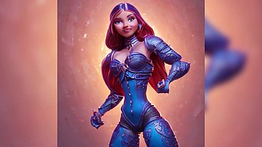 Thick curvy etherial princesses showing their sexy bodies for the backalley