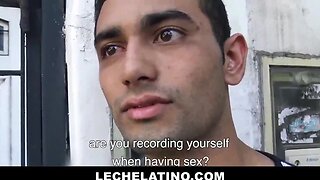 Teen shy latino gets his bum knocked off for first time lechelatino.com