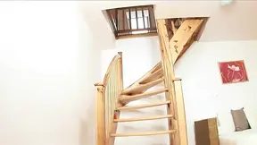 Hot slut with huge natural tits takes a nice cock