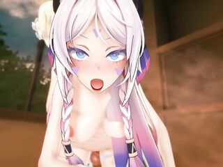 Citlali x Shemale hentai Lumine (Genshin Impact)