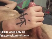 Edging this big cock for an hour until I blind you with my seed