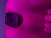 My hole twitching on butt plug