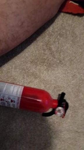 SILLY 18YR OLD FUCKS FIRE EXTINGUISHER TILL IT POPS (4K)