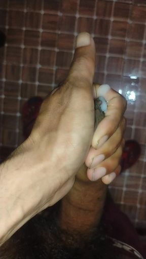 Masturbation by remembering a sexy girl