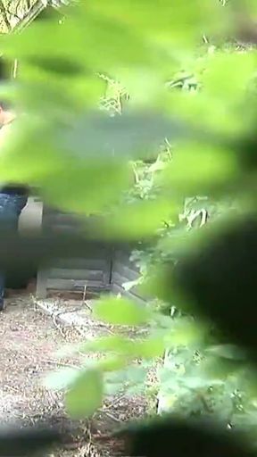 Young man fucks with two guys in the forest   Clip 2