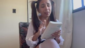 POV: Exchange student uses her teacher as a slave