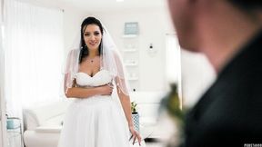 Bella Rolland is made having anal with fiance's brother