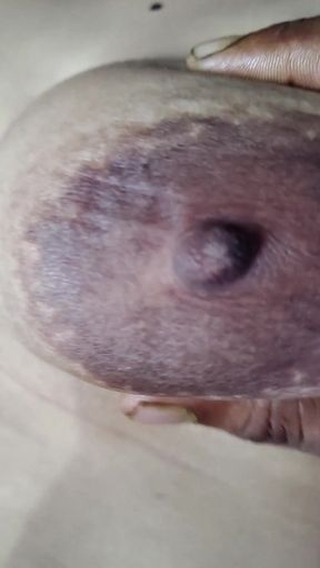 Indian desi couple boobs sucking husband in bed Desi style   Clip 1