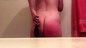 Curvy Girl Gives Herself Mid Week Self Spanking