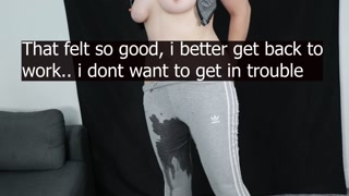 wetting my leggings whilst hoovering leads to squirting