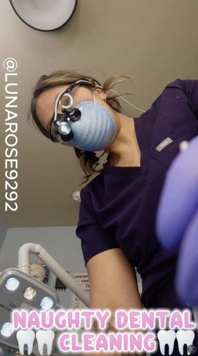 NAUGHTY DENTAL CLEANING!🧤🦷🔥🥵