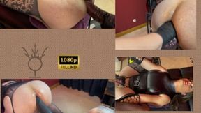 Naughty doll, chastity caught teasing camera man Session 1