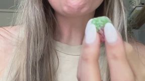 Elizabeth's Candy Swallowing