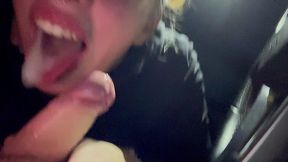 she asked me to stop the car so she could suck me off cum