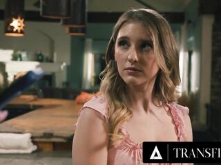 TRANSFIXED - Tiny Hottie Melody Marks Gets Sexy Creampie By Her Trans Neighbour Gray Perrier