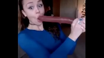 White Girl Deepthroat Dildo