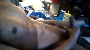 Jacking off and getting that load out