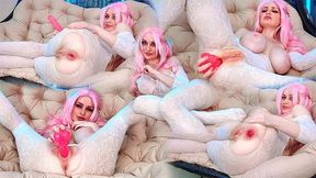 Gaping Wet Holes Shaking with Madame Pinky