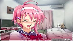 Busty Anime Girls Toy Each Other Publicly for Hot Ecchi Fun