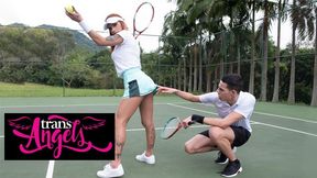 trans - Marcelle Herrera Makes Her Partner Jealous By Rubbing Her Ass On Pyetro Baggio's Dick
