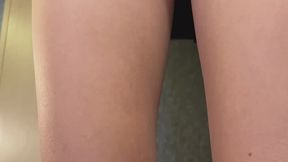 Playful Japanese Girl in School Uniform – Skirt Tease & Glimpses