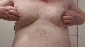 Massaging Fat Male