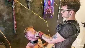 Ricknecker transforms into a dog in this submission and domination video featuring