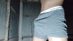 Hot boy jarking and smoking