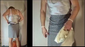 I Love crossdress in plaid skirt # 62