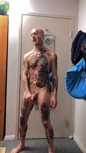 Tatted Twink Masturbation Solo