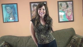 Sexy brunette sucked his cock in POV