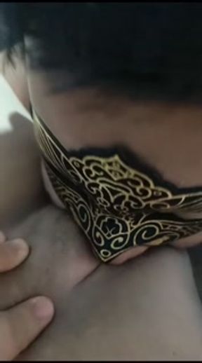 Neighbor invites me to eat her pussy, big ass