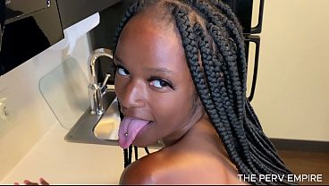 Raven Swallows Big Booty Black Houston Strip Dances And Getting Her Tight Asshole Gaped