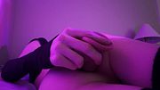 Cute femboy plays with ass and dildo
